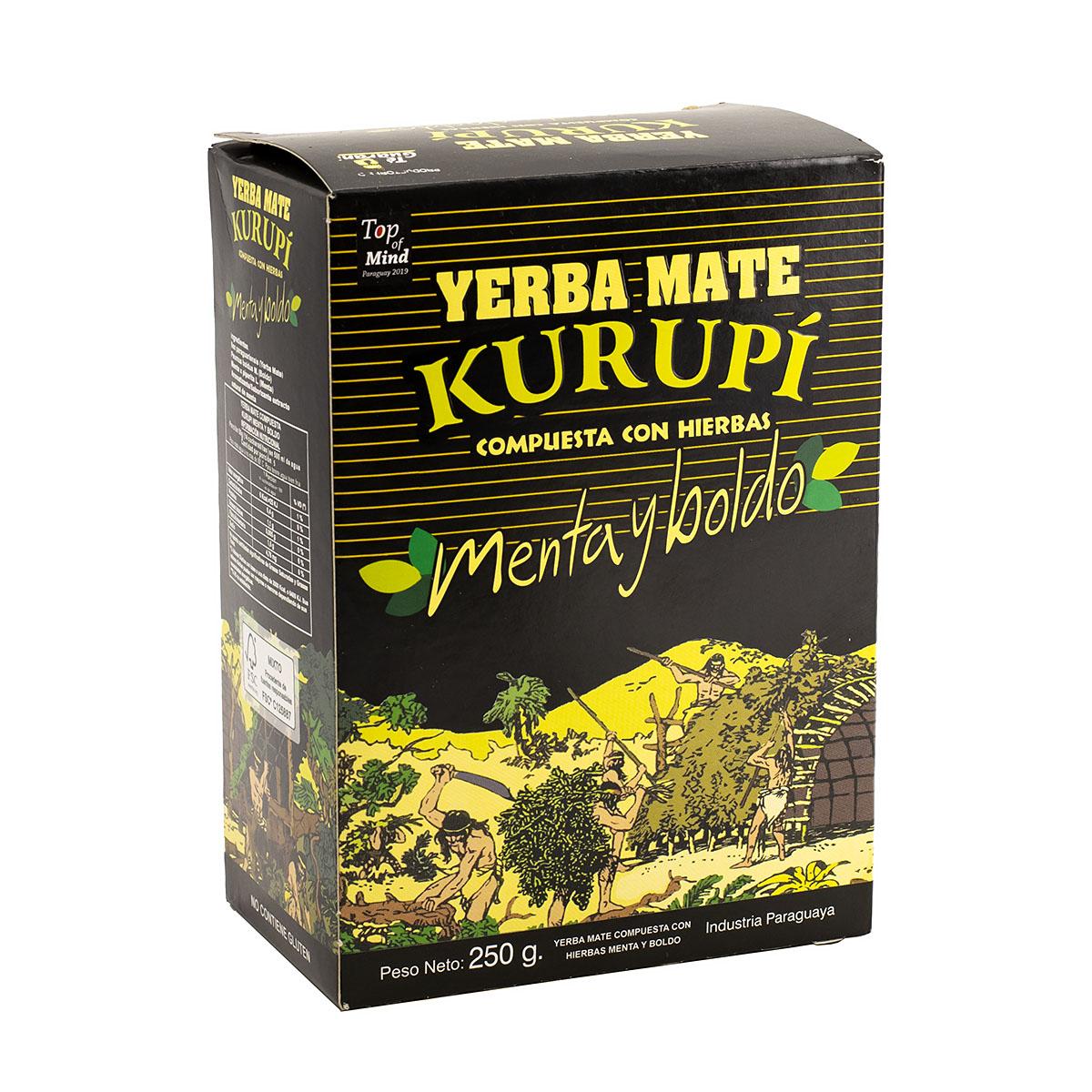 Мате Kurupi Compuesta Menta y Boldo, 250 г