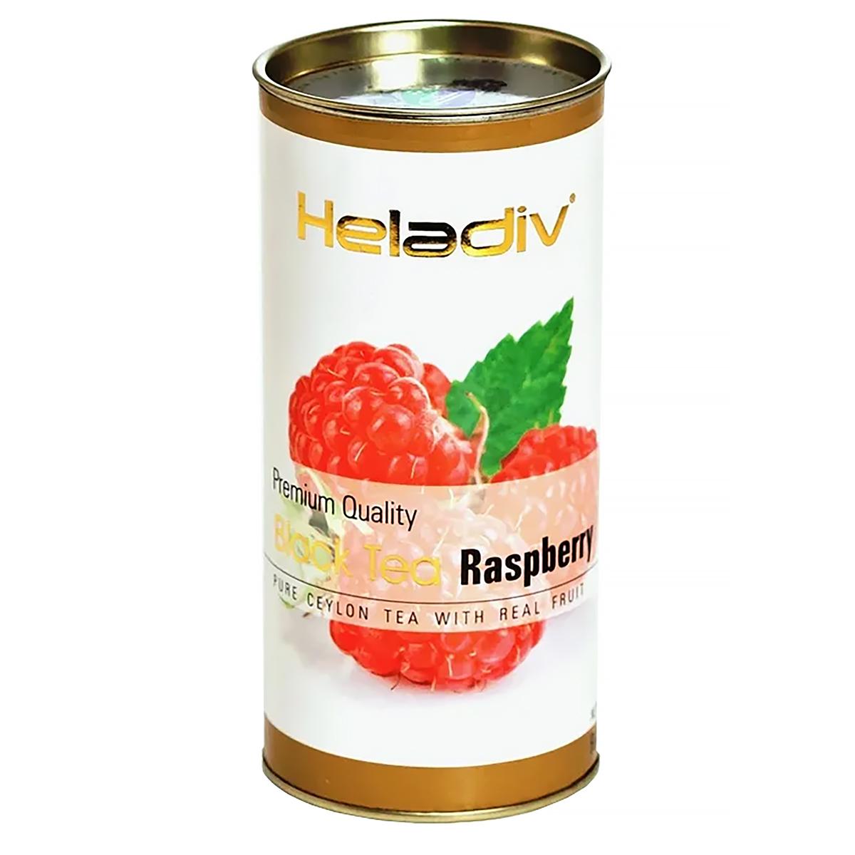 Чай черный Raspberry (Малина), Heladiv, туба, 100 г