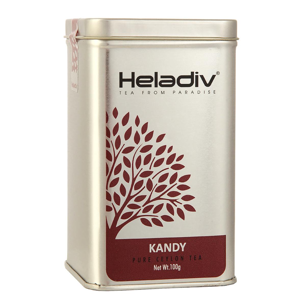 Чай черный KANDY (КАНДИ), HELADIV, ж/б, 100 г