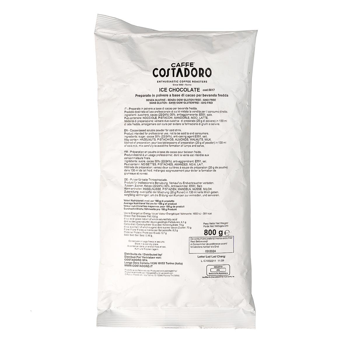 Какао COSTADORO LE CIOCCOLATE ICE, 800 г