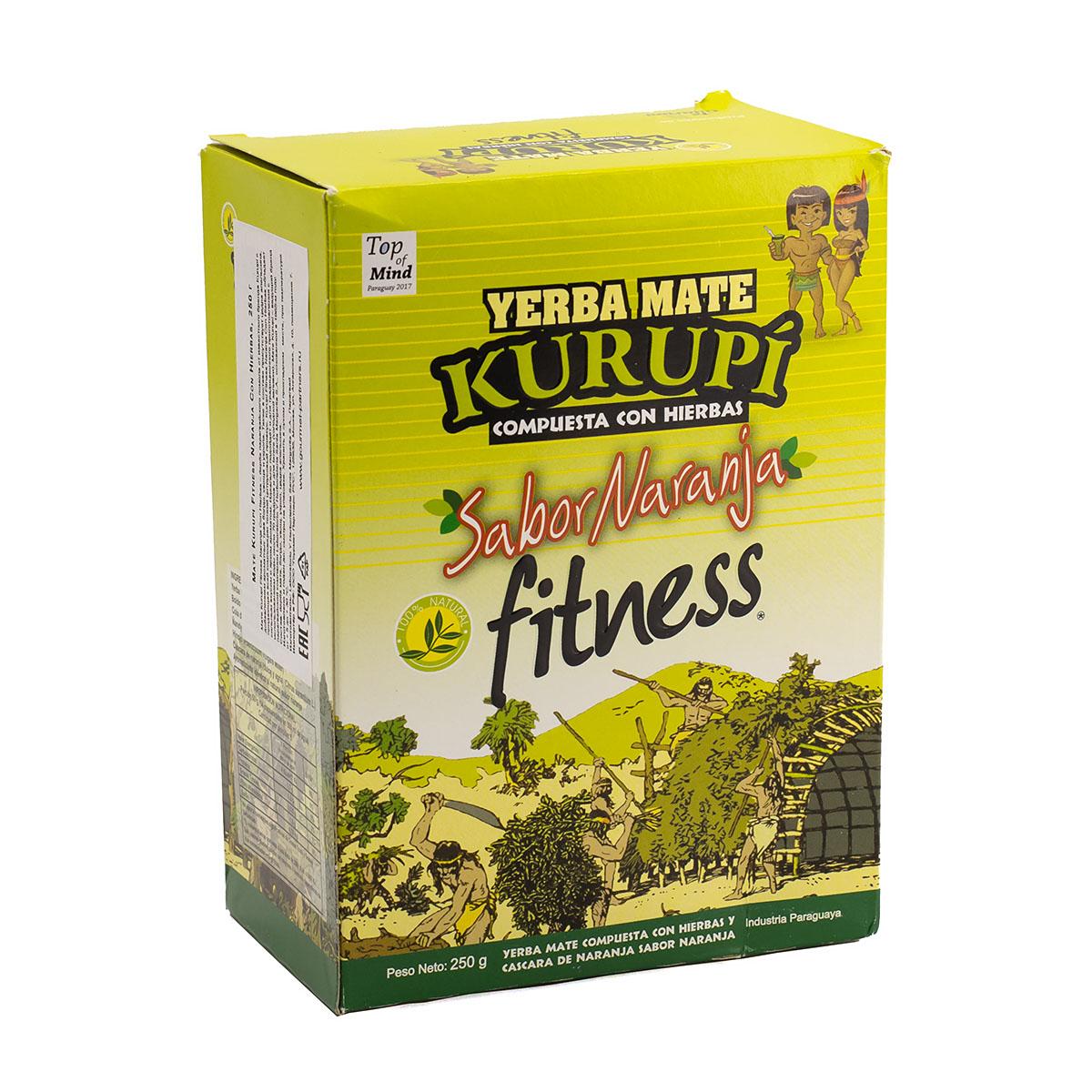 Мате Kurupi Fitness Naranja Con Hierbas, 250 г