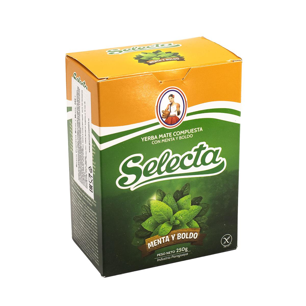 Мате Selecta Compuesta Boldo y Menta, 250 г