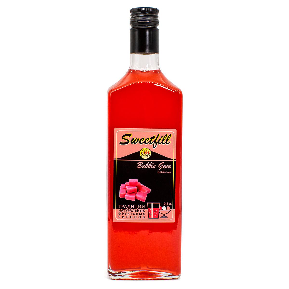 Сироп Sweetfill Бабл Гам, 0,5 л