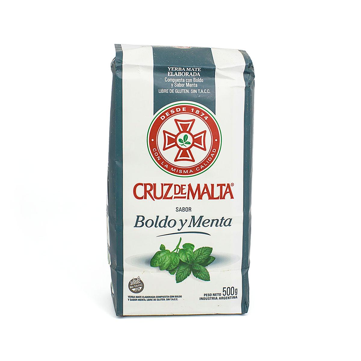 Мате Cruz de Malta Boldo y Menta, 500 г