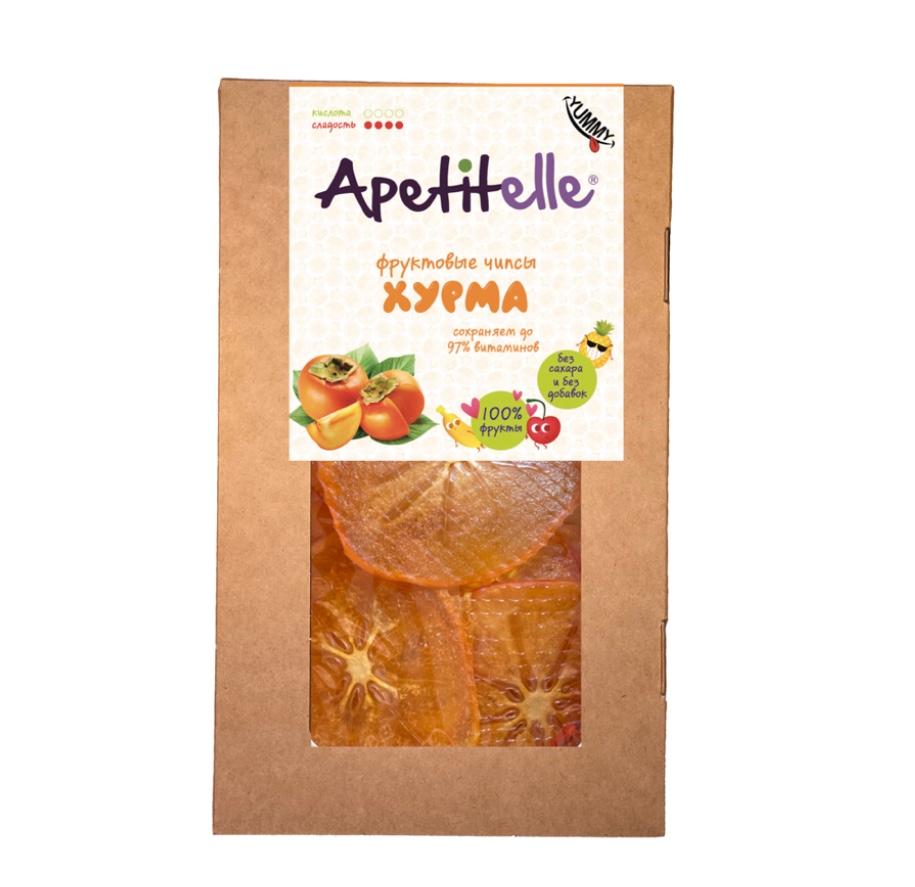 Чипсы фруктовые без сахара, Apetitelle, Хурма, 45 г