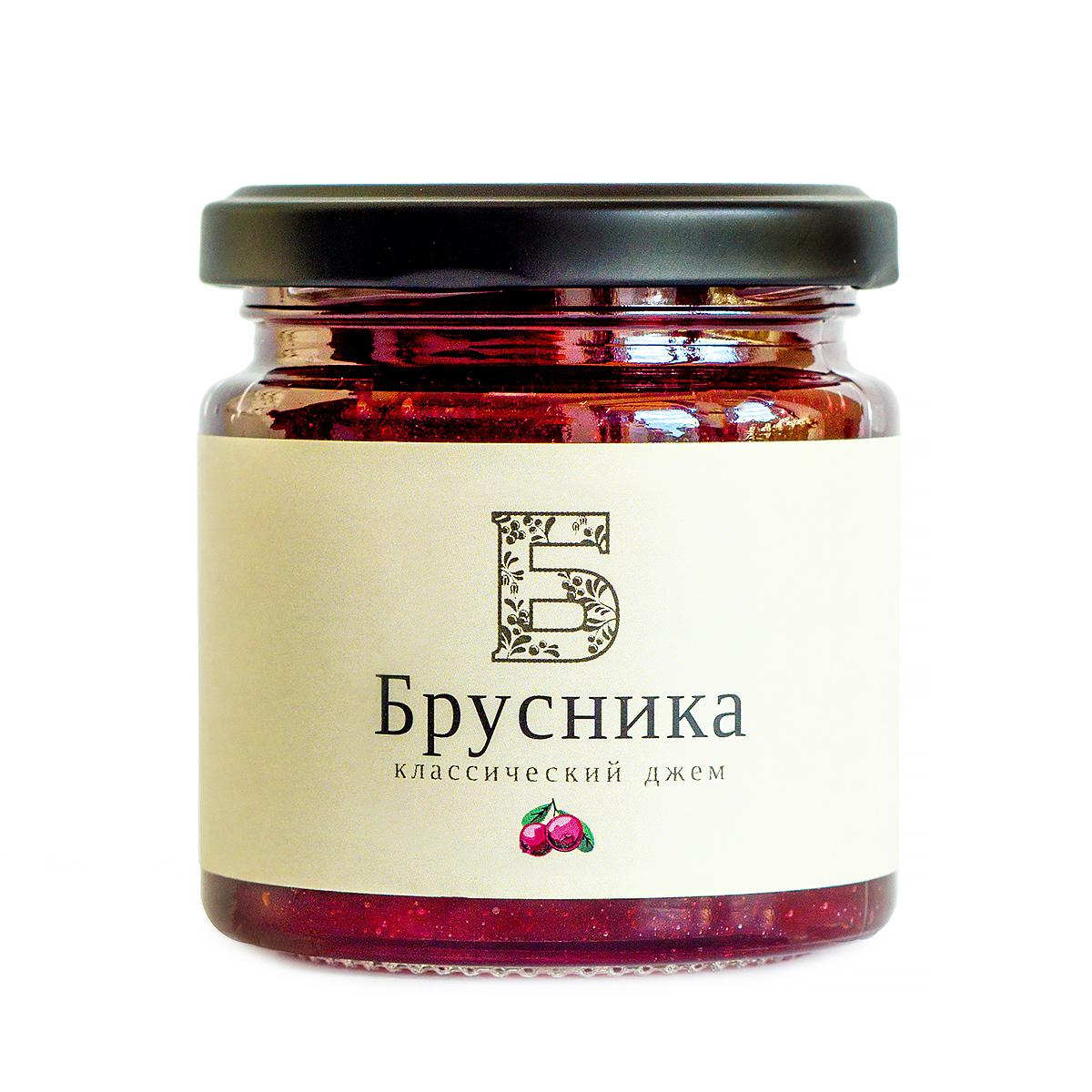 Джем брусничный, Русский лес, 220 г