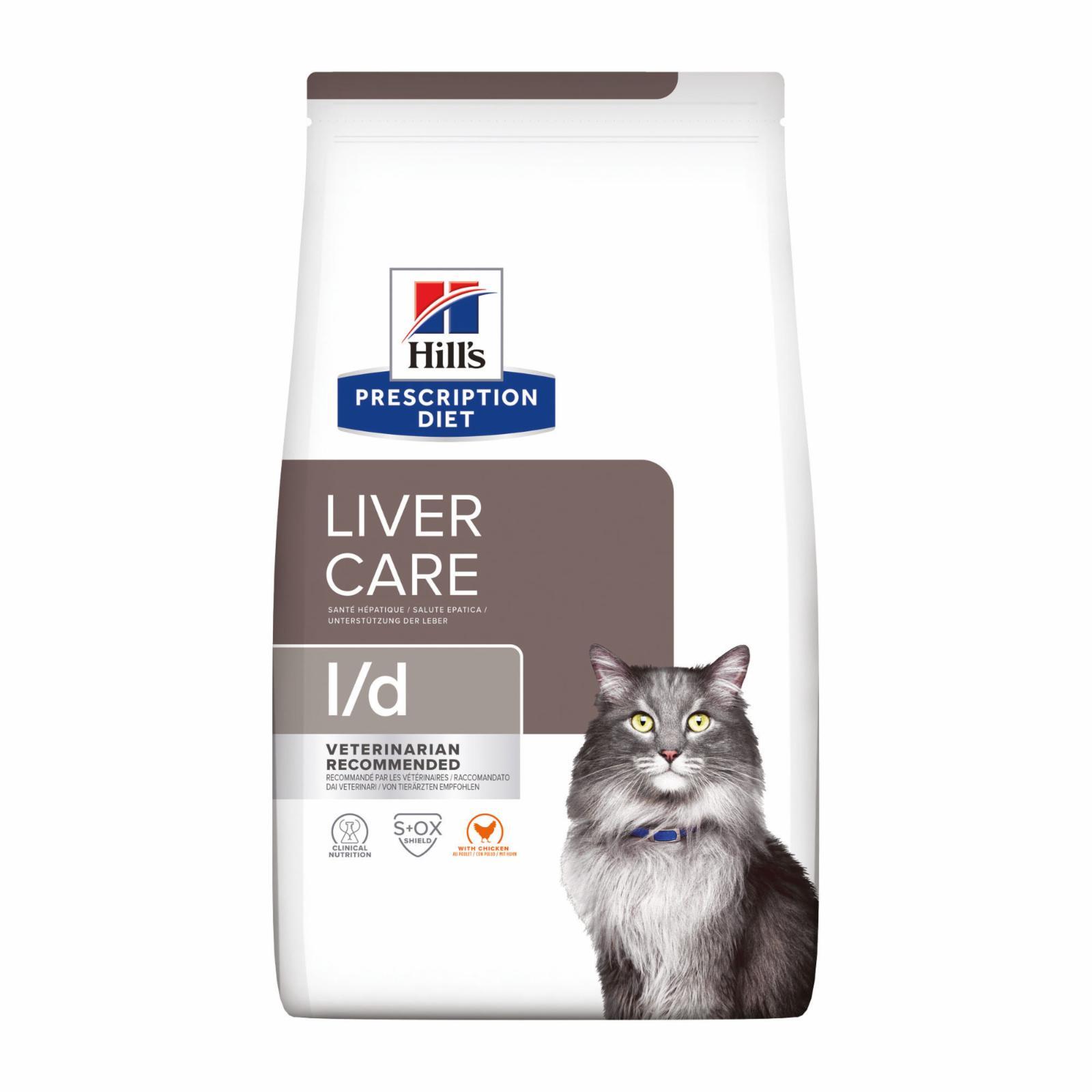 l/d Liver Care сухой диетический, для кошек при заболеваниях печени, с курицей. 1.5 кг