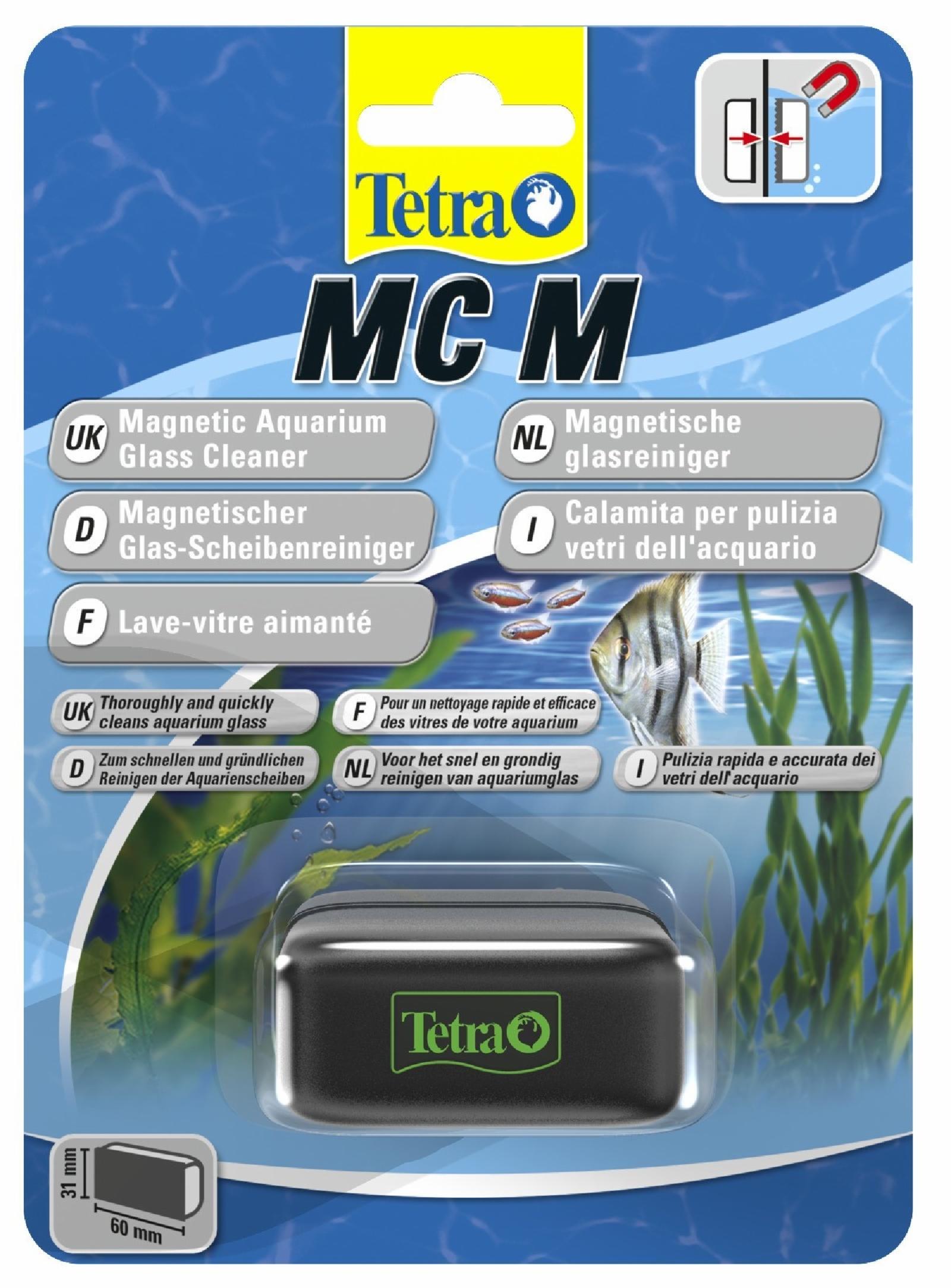 Магнитный стеклоочиститель для аквариумов MC Magnet Cleaner M 60х31 мм. 95 г