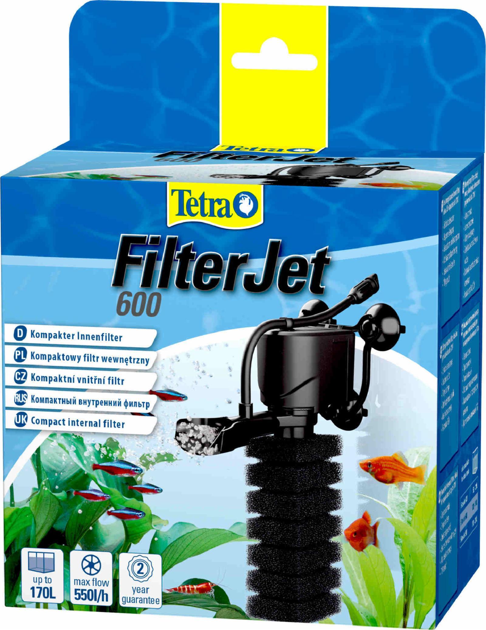 Внутренний фильтр FilterJet 600, для аквариумов объемом 120–170л. 470 г