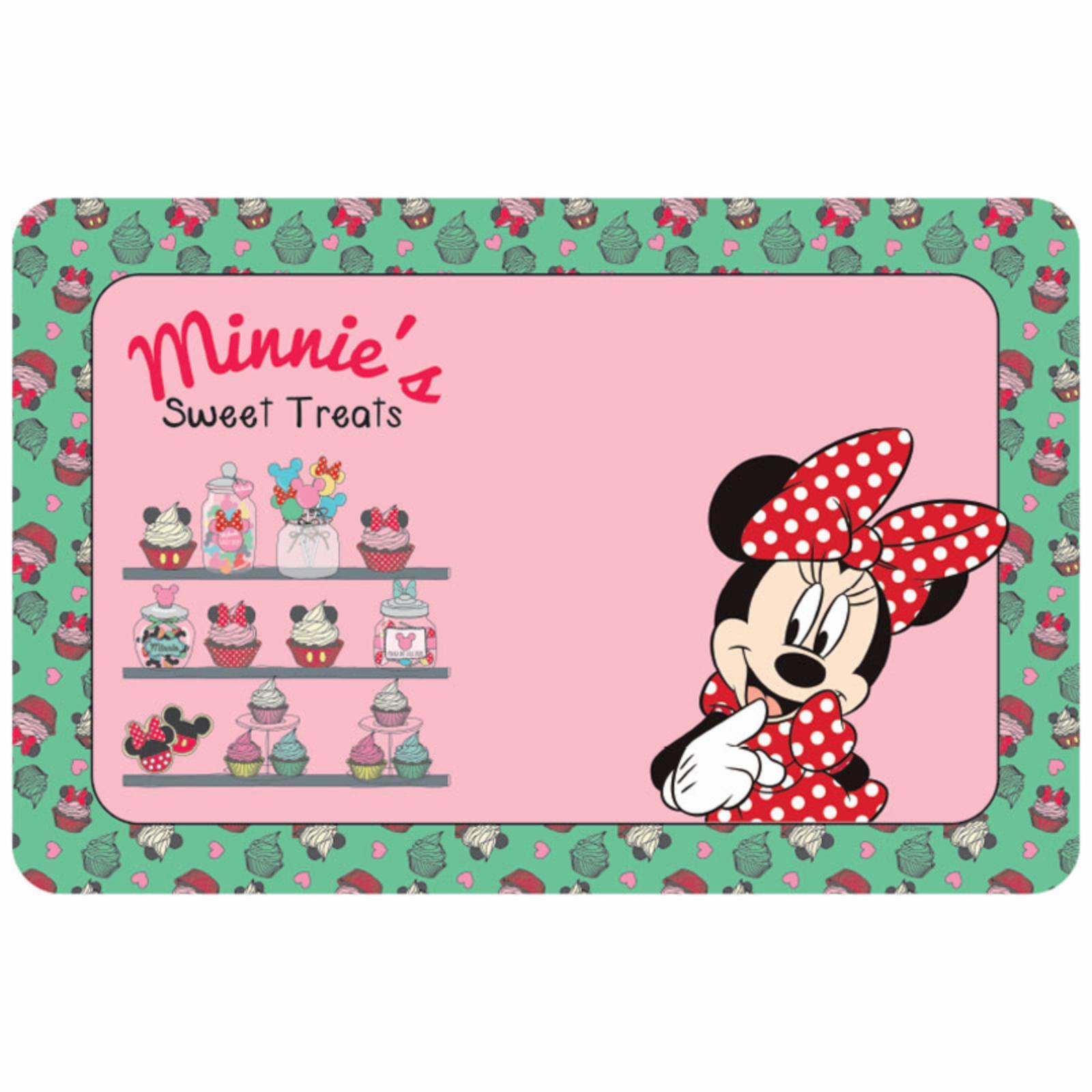 Коврик под миску Disney Minnie & Treats, 430×280 мм. 43х28 см