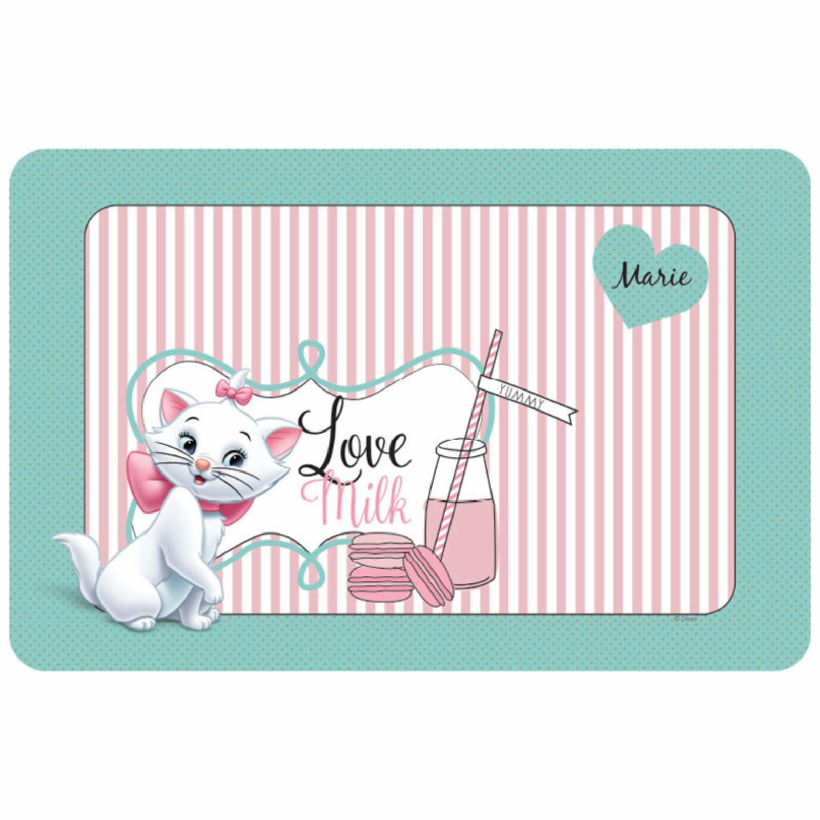 Коврик под миску Disney Marie & Milk, 430×280 мм. 43*28 см