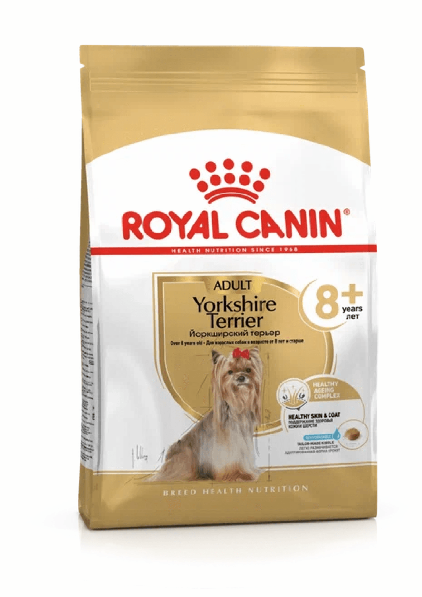 Корм сухой для стареющих собак породы Йоркширский Терьер от 8 лет, Yorkshire Terrier Adult 8+. 500 г