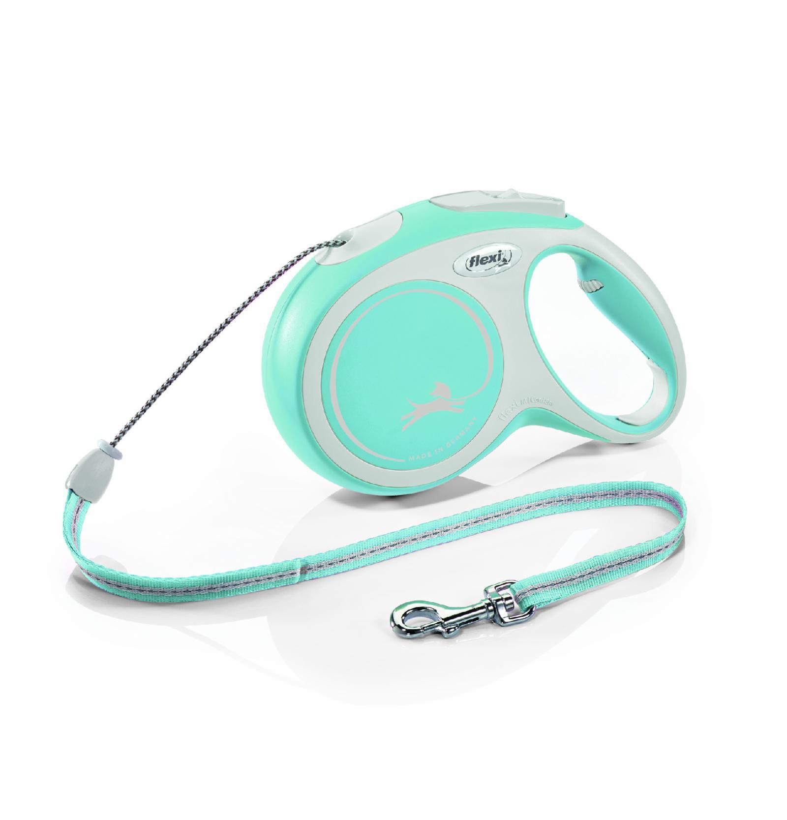 Рулетка-трос для собак до 20кг, 8м, голубая (New Comfort M Cord 8m light blue) CF20C8.251.HBL.20. M