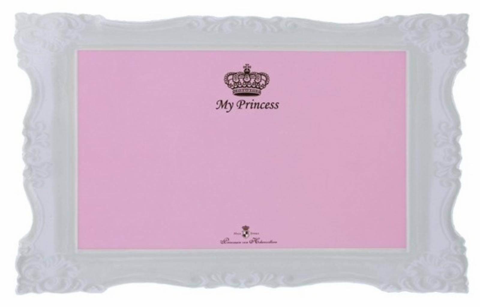 Коврик под миску My Princess, розовый. 44*28 см