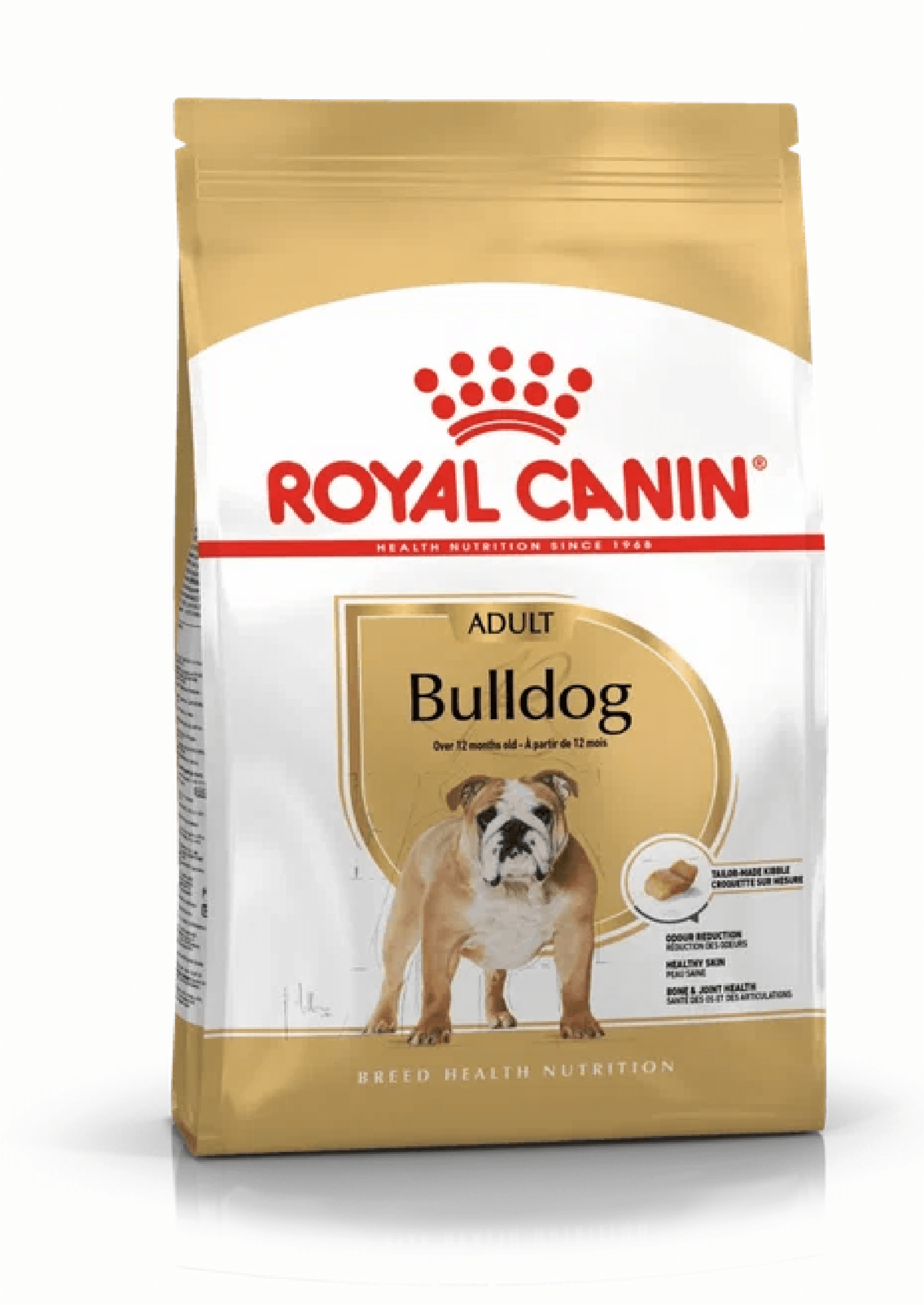 Корм сухой для взрослых собак породы Бульдог от 12 месяцев, Bulldog Adult. 12 кг