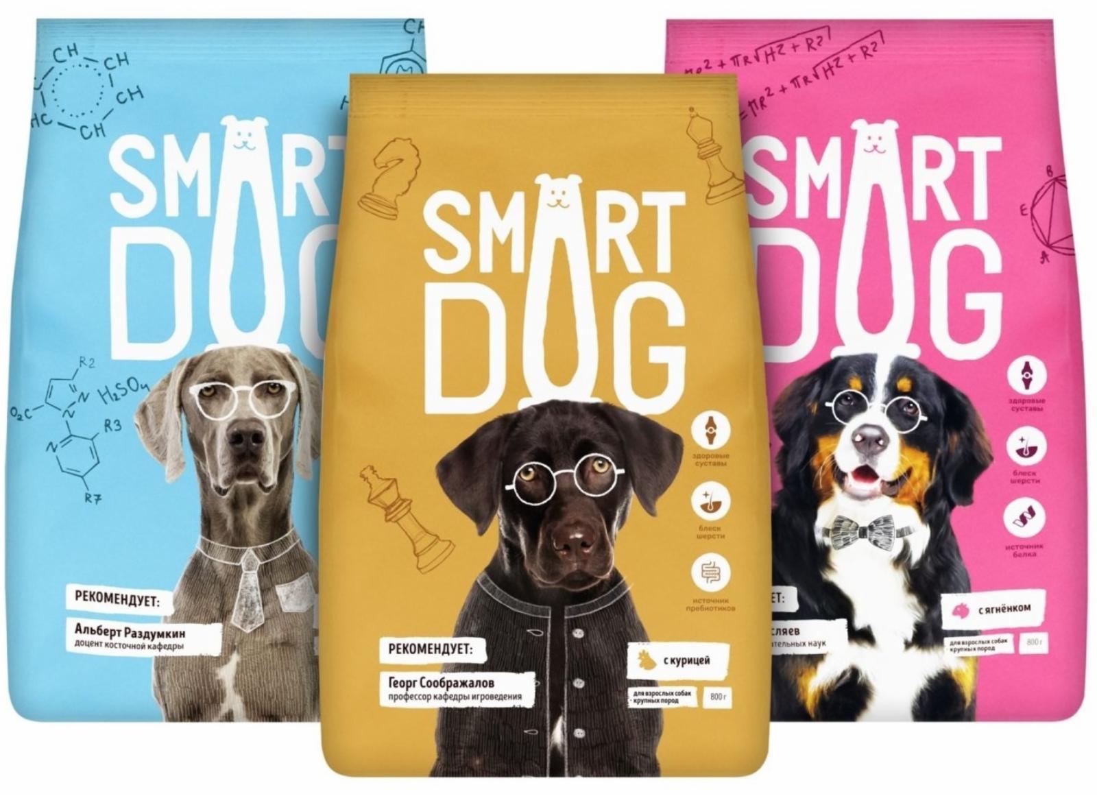 Smart Dog сухой корм | Умный набор. 2.4 кг