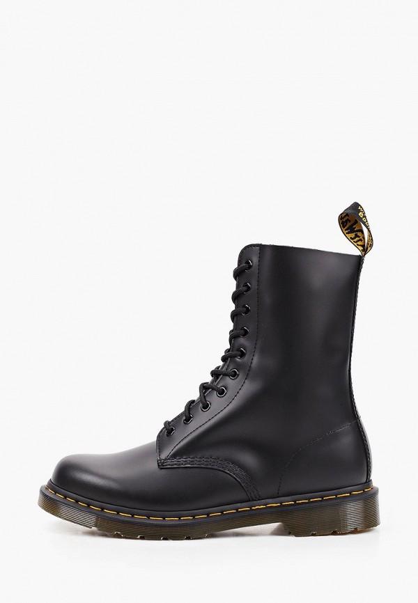 Ботинки Dr. Martens - цвет: черный, коллекция: демисезон.