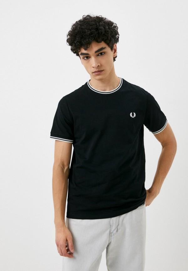 Футболка Fred Perry - цвет: черный, коллекция: мульти.