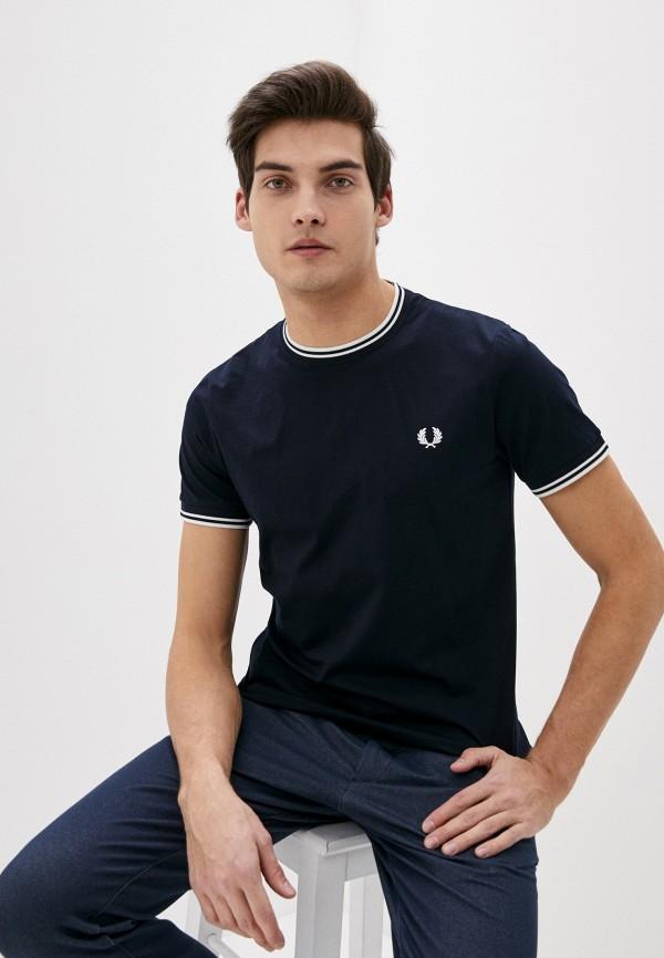 Футболка Fred Perry - цвет: синий, коллекция: мульти.