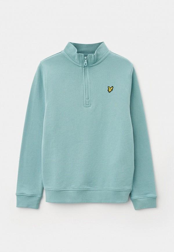 Олимпийка Lyle & Scott - цвет: голубой, коллекция: мульти.