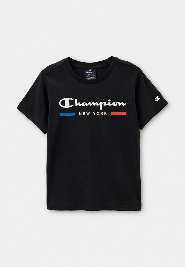 Футболка Champion - цвет: черный, коллекция: мульти.