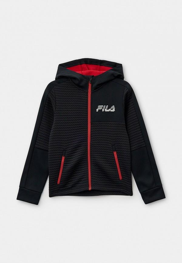 Толстовка Fila - цвет: черный, коллекция: демисезон.