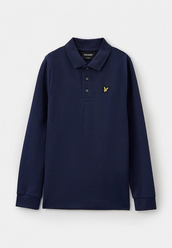 Поло Lyle & Scott - цвет: синий, коллекция: мульти.