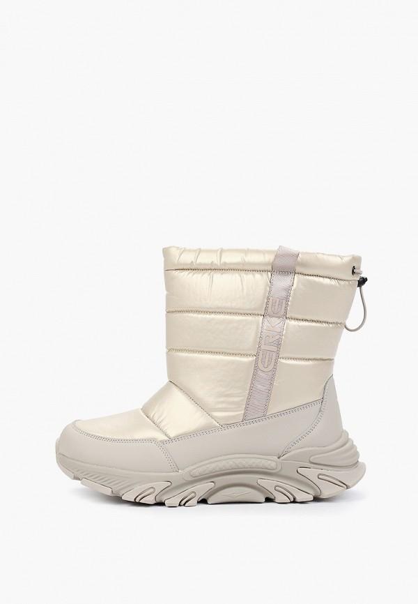 Erke | Дутики Erke - цвет: бежевый, коллекция: демисезон.