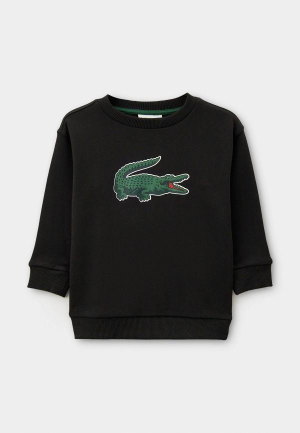 Свитшот Lacoste - цвет: черный, коллекция: мульти.