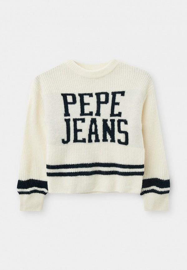 Джемпер Pepe Jeans - цвет: белый, коллекция: мульти.