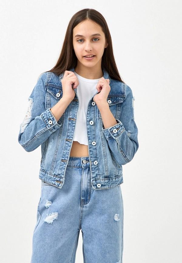 Куртка джинсовая Resser Denim - цвет: голубой, коллекция: демисезон, лето.