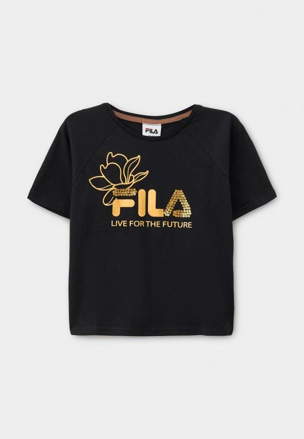 Футболка Fila - цвет: черный, коллекция: мульти.