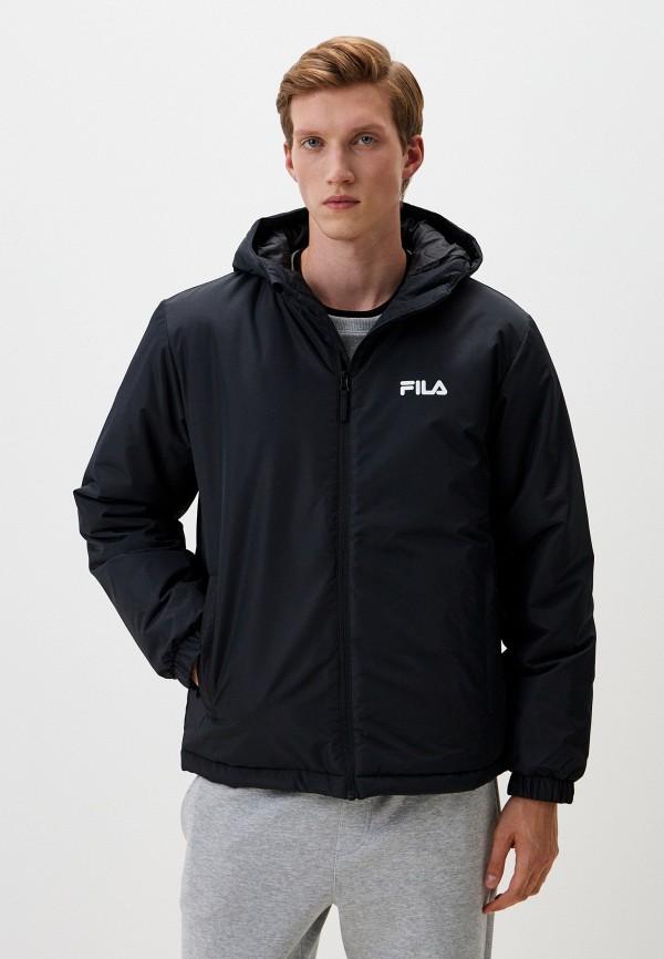 Куртка утепленная Fila - цвет: черный, коллекция: демисезон.