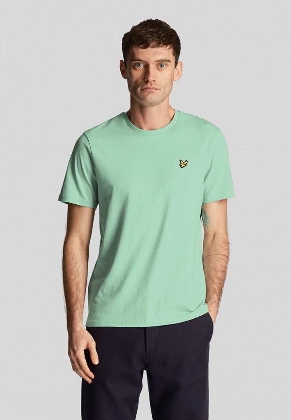 Футболка Lyle & Scott - цвет: бирюзовый, коллекция: мульти.