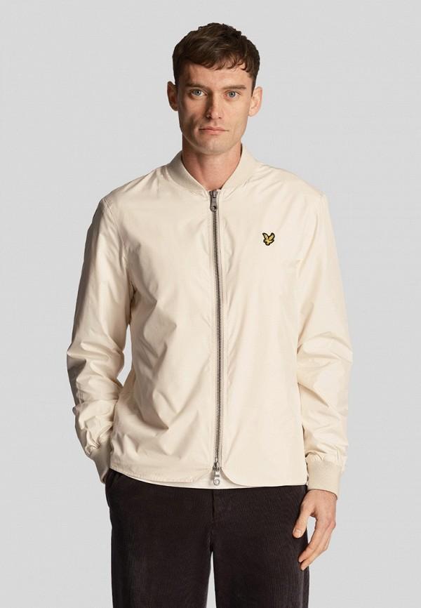 Куртка Lyle & Scott - цвет: бежевый, коллекция: демисезон.