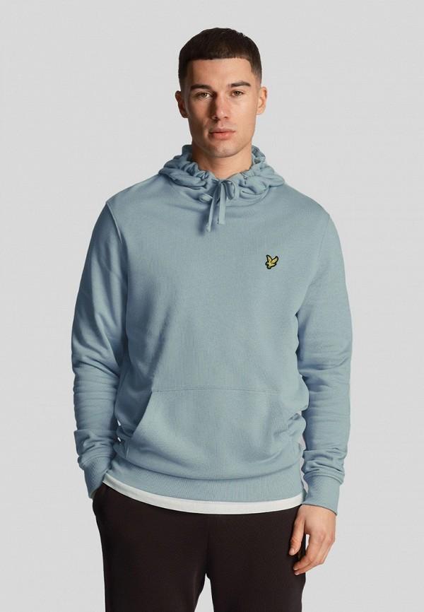 Худи Lyle & Scott - цвет: бирюзовый, коллекция: мульти.