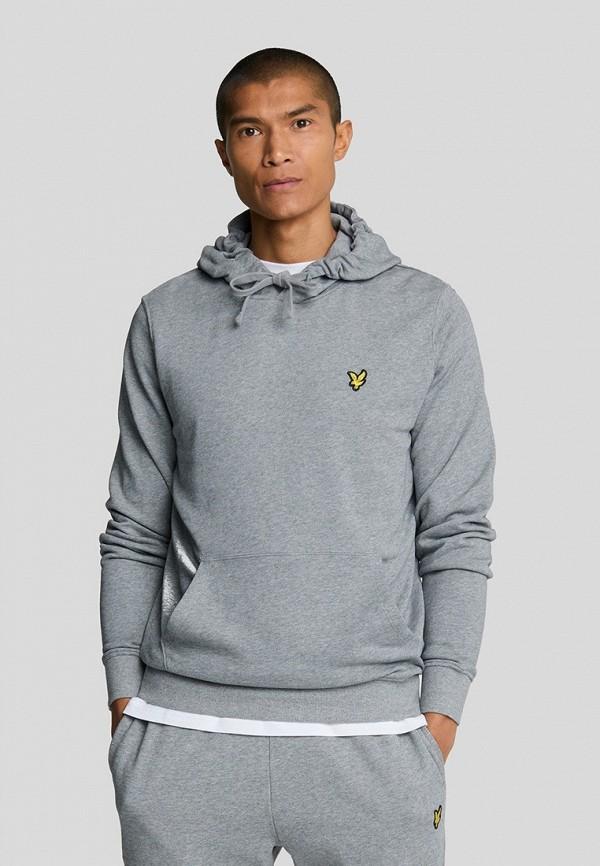 Худи Lyle & Scott - цвет: серый, коллекция: мульти.