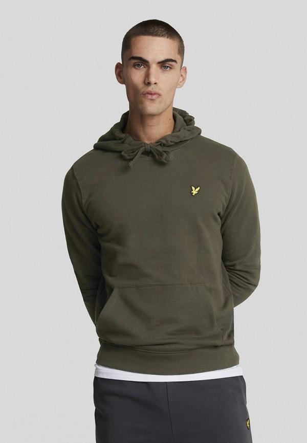 Худи Lyle & Scott - цвет: хаки, коллекция: мульти.