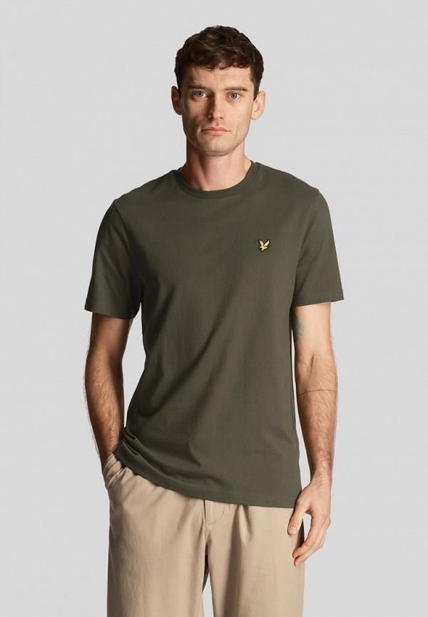 Футболка Lyle & Scott - цвет: хаки, коллекция: мульти.