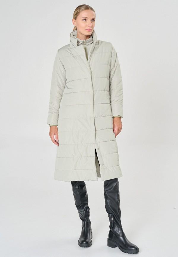 Emilia Dell'oro | Пуховик Emilia Dell'oro - цвет: серый, коллекция: демисезон.