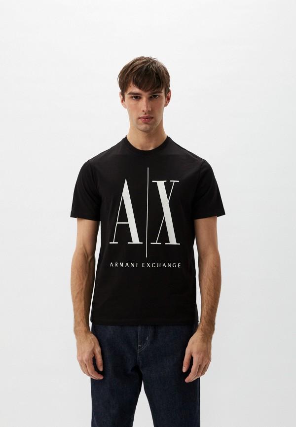 Футболка Armani Exchange - цвет: черный, коллекция: мульти.