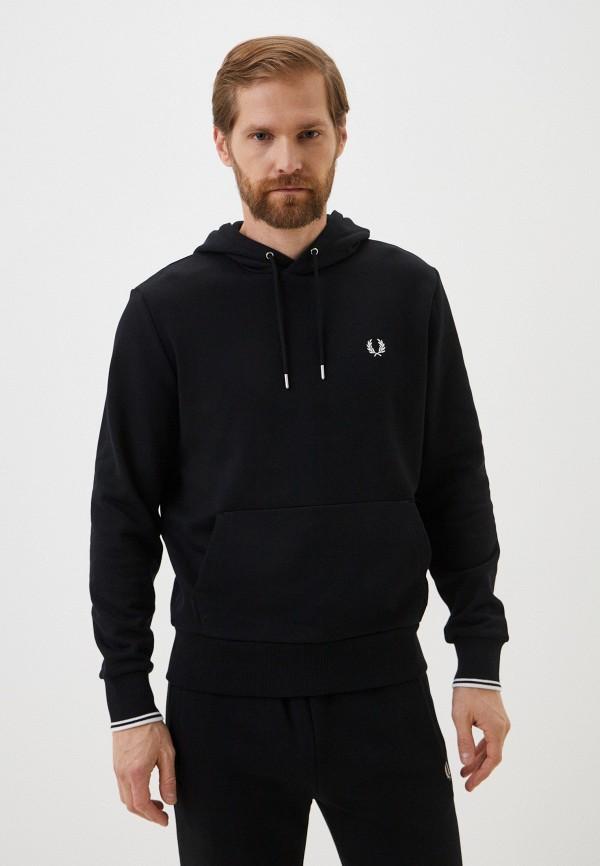 Худи Fred Perry - цвет: черный, коллекция: мульти.