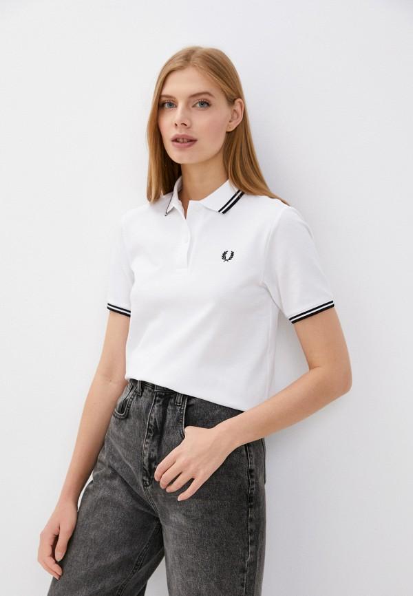 Поло Fred Perry - цвет: белый, коллекция: мульти.