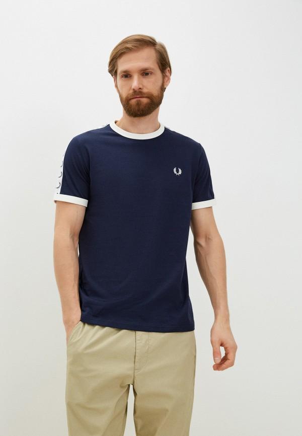 Футболка Fred Perry - цвет: синий, коллекция: мульти.