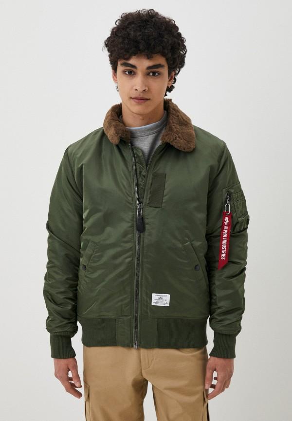 Куртка утепленная Alpha Industries - цвет: хаки, коллекция: демисезон.