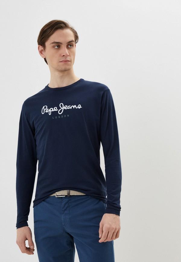 Лонгслив Pepe Jeans - цвет: синий, коллекция: мульти.