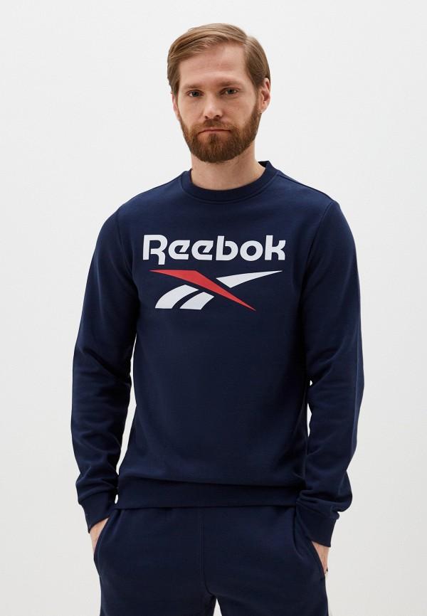 Свитшот Reebok - цвет: синий, коллекция: мульти.