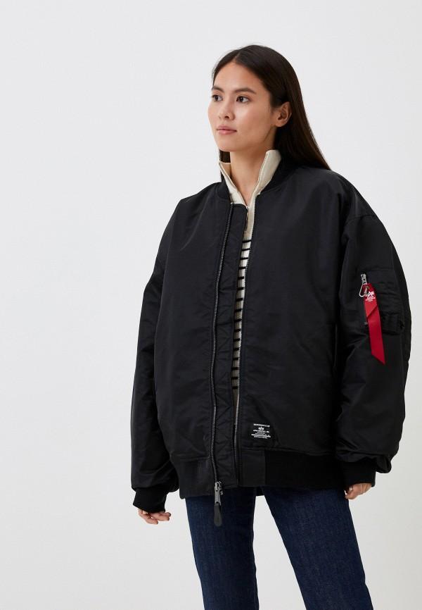 Куртка утепленная Alpha Industries - цвет: черный, коллекция: демисезон.