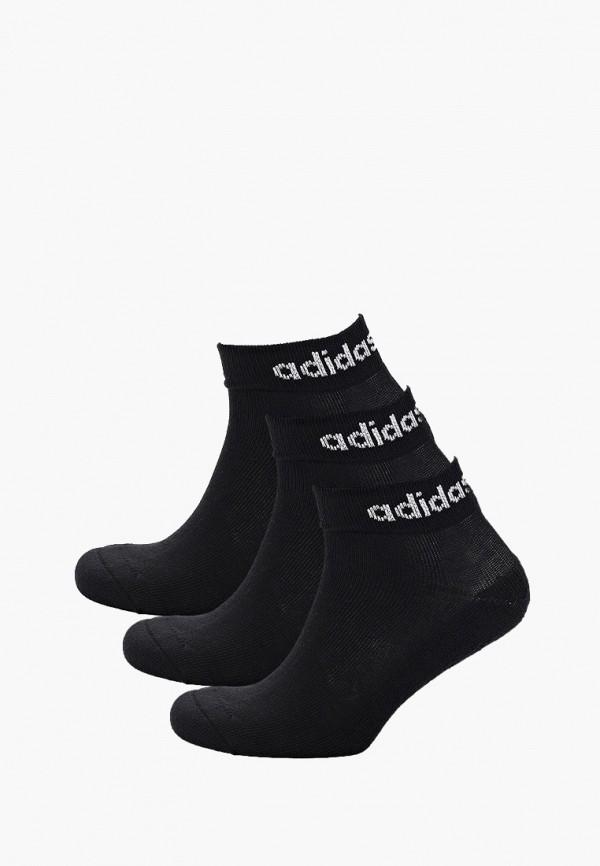 Носки 3 пары adidas - цвет: черный, коллекция: мульти.