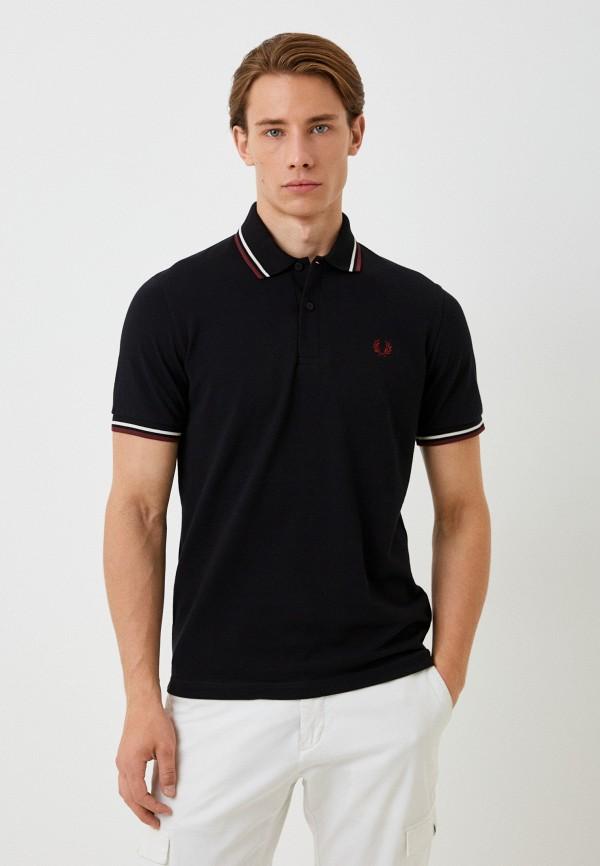 Поло Fred Perry - цвет: черный, коллекция: мульти.